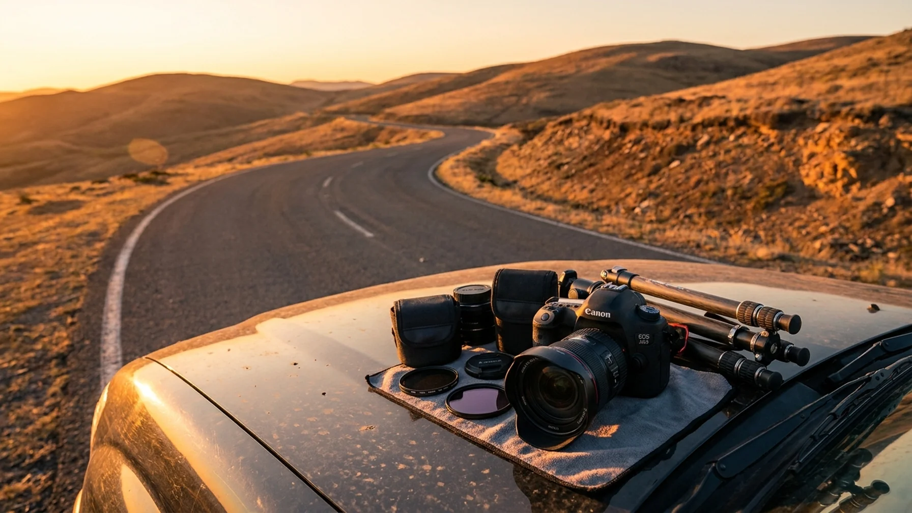 Essential Camera Gear for Road Trip Photography
